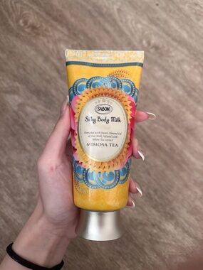 Sabon Mimosa Tea Silky Body Milk - Yellow